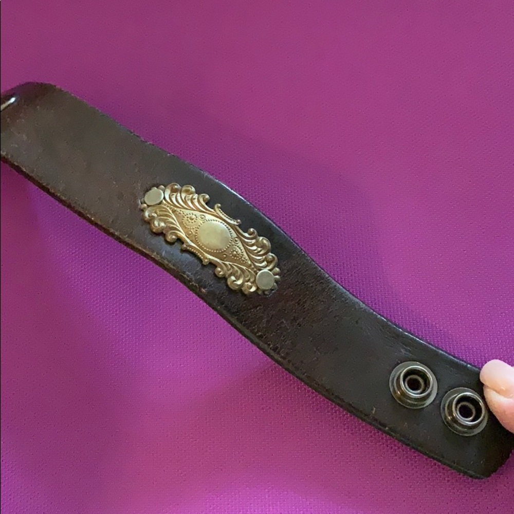 Leather bracelet